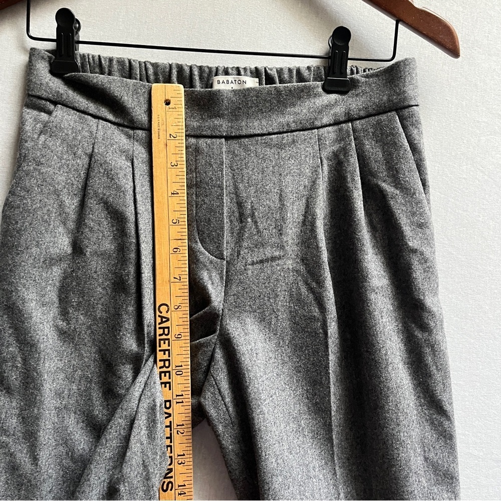Aritzia Babaton Cohen Wool Cashmere Blend Trousers Grey Size 2 - Picture 8 of 11